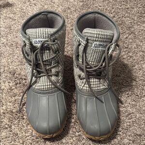 Magellan Outdoors Kids Gray and Tan Boots